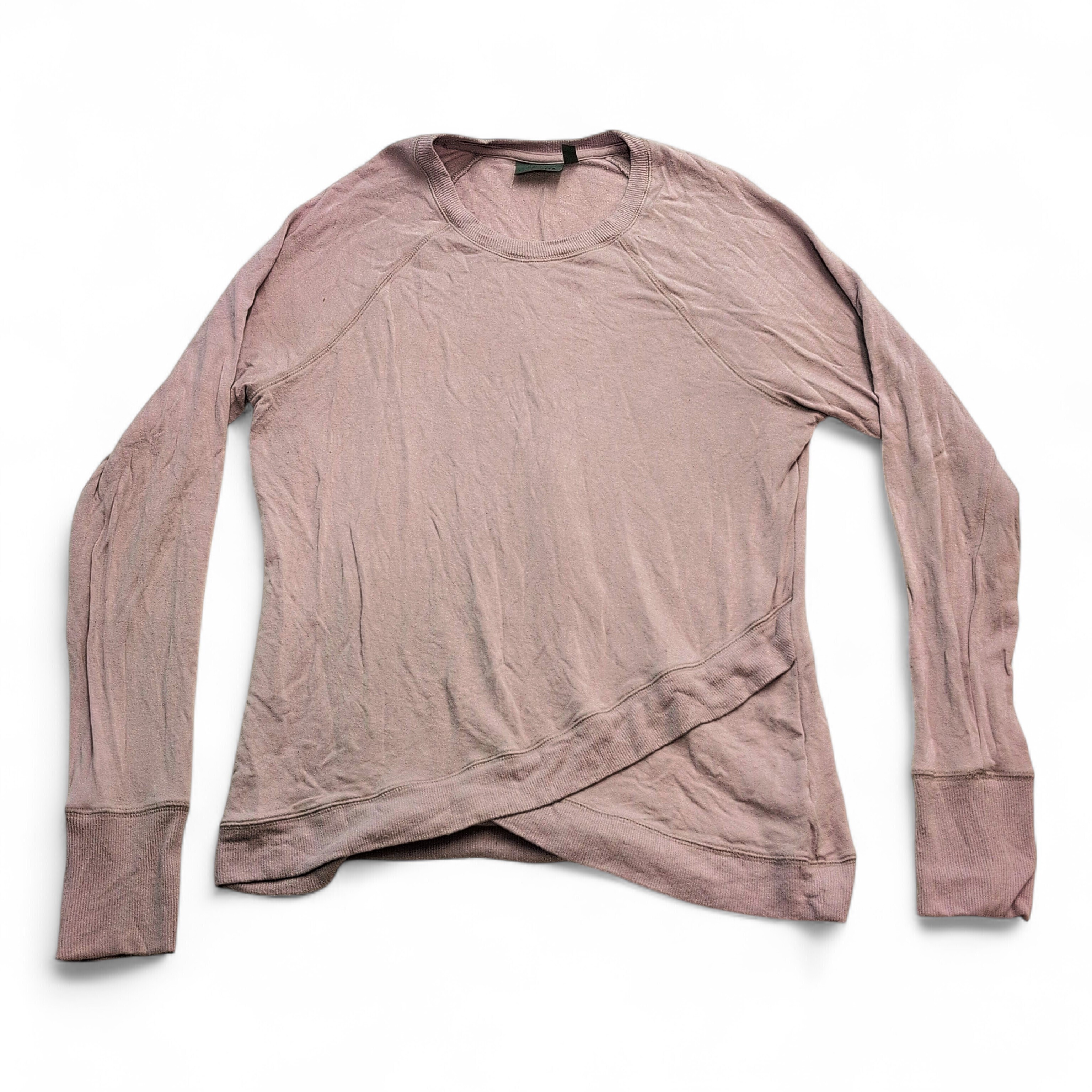 Athleta Pink Long-Sleeve Tee Size S